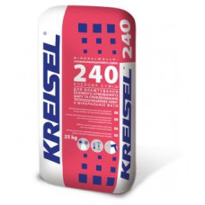 Клей для теплоизоляции KREISEL MINERALWOLLE-ARMIERUNGSGEWEBEKLEBER 240 25 кг