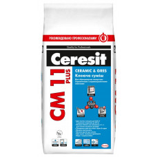 Клеящая смесь для керамогранита Ceresit СМ 11+ 5кг Ceremic Gres