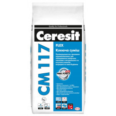 Клеящая смесь высокоэластичная Ceresit СМ117 5кг Flex