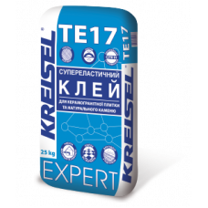 Супереластичный клей для плитки и натурального камня Kreisel TE17 25кг