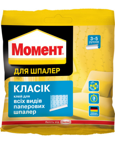 Клей для шпалер МОМЕНТ Класик 95г