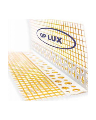 Угол ПВХ с сеткой 2,5м 7*7см 110г/м² GP Light Yellow