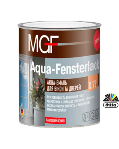 Акваемаль для вікон та дверей MGF Aqua-Fensterlack 10л