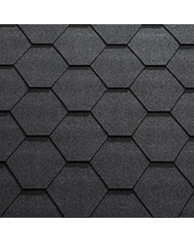 Бітумна черепиця UNI STRONG сота 3м2 графітовий
