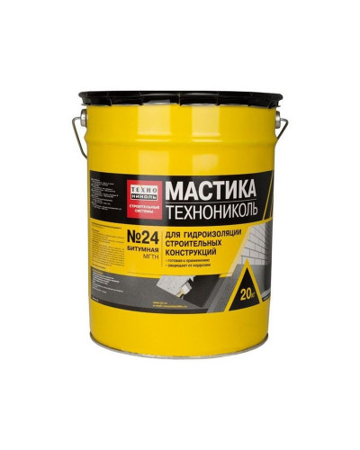 Мастика гідроізоляційна МГТН ТН №24 (20кг)