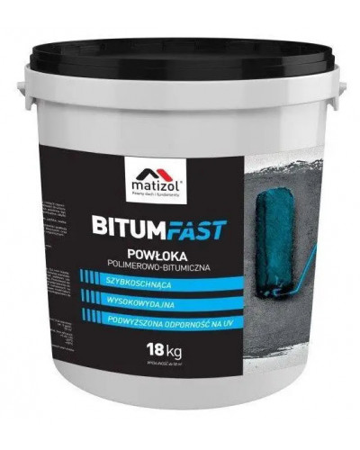Швидка полімерно-бітумна гідроізоляція MATIZOL BITUMFAST 18 кг