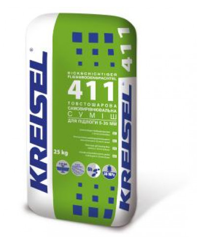 Самовыравнивающая смесь KREISEL 411 5-35мм 25 кг