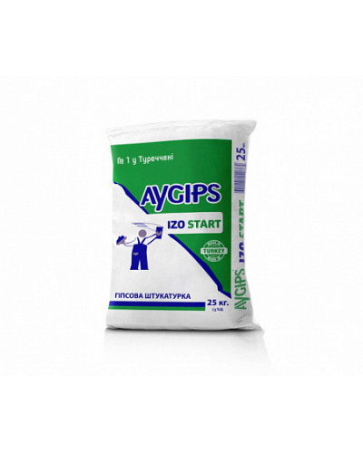 Шпаклевка гипсовая стартовая AyGips Iso Start 25кг