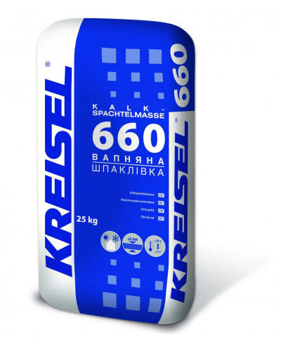 Вапняна шпаклівка KREISEL KALKSPACHTELMASSE 660 25 кг