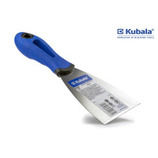 Шпатель из нержавеющей стали, ручка 2k* типа софт 80 мм Kubala 0587