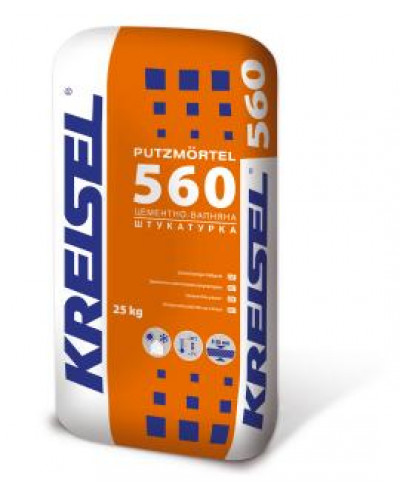 Цементно-вапняна штукатурка KREISEL PUTZMÖRTEL 560 35 кг