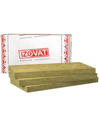 Базальтовый утеплитель IZOVAT плотность 80кг/м³ 2,4м² 100мм