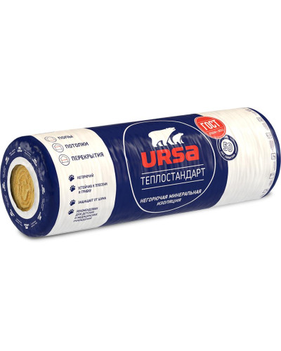 Утеплитель URSA ТЕПЛОстандарт 100мм 8м² (0,8м³)
